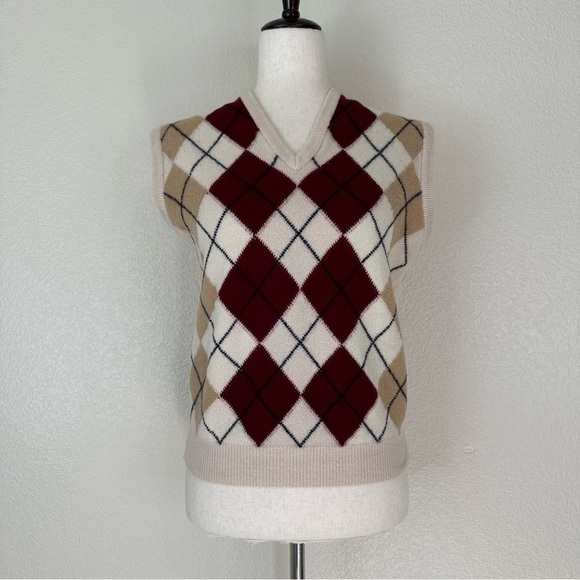 Lyle & Scott 100% Super Lambwool Women’s Sweater Vest, Size S-M - Picture 1 of 12